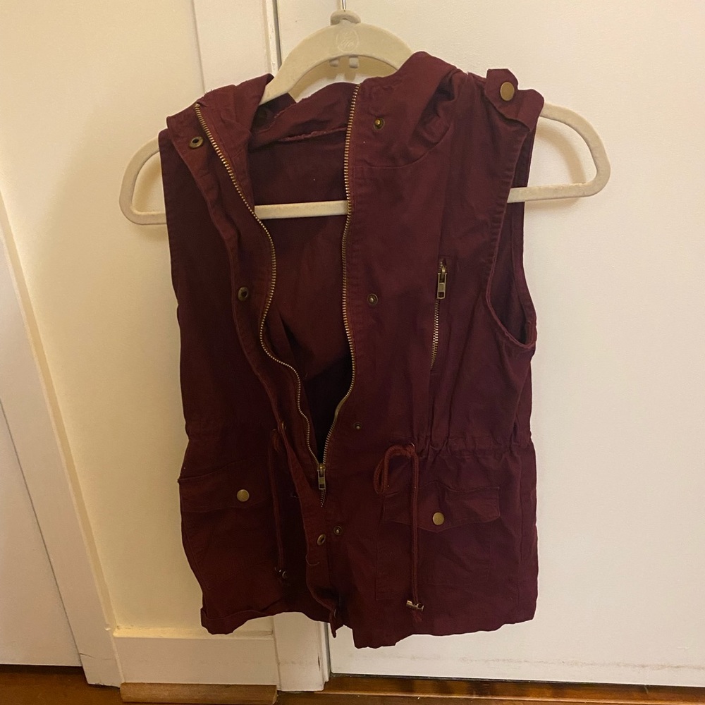 Maroon vest